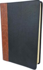 Biblia RVR 1960 Biblia de Estudio Arcoiris, Tostado/Negro Símil Piel