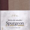 RVR 1960 Biblia de Estudio Spurgeon, Marrón Claro, Tela - Tapa Dura  Ilustrado - Imagen 2