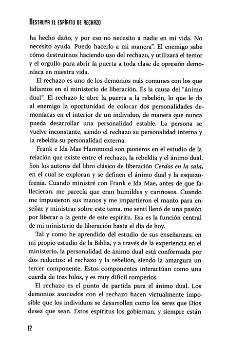 Destruya el espíritu de Rechazo - Tapa Blanda - John Eckhardt - Imagen 12