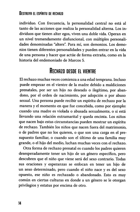 Destruya el espíritu de Rechazo - Tapa Blanda - John Eckhardt - Imagen 14