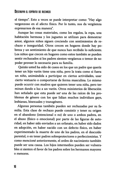 Destruya el espíritu de Rechazo - Tapa Blanda - John Eckhardt - Imagen 16