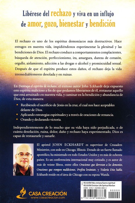 Destruya el espíritu de Rechazo - Tapa Blanda - John Eckhardt - Imagen 17
