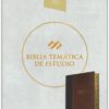 RVR 1960 Biblia Temática De Estudio, Marrón Oscuro/Marrón Piel Fabricada Con Indice - Imagen 2
