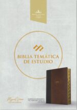 RVR 1960 Biblia Temática De Estudio, Marrón Oscuro/Marrón Piel Fabricada Con Indice