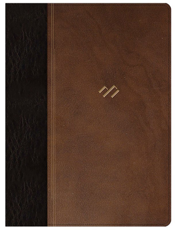 RVR 1960 Biblia Temática De Estudio, Marrón Oscuro/Marrón Piel Fabricada Con Indice - Imagen 3
