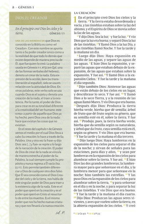 RVR 1960 Biblia Temática De Estudio, Marrón Oscuro/Marrón Piel Fabricada Con Indice - Imagen 5
