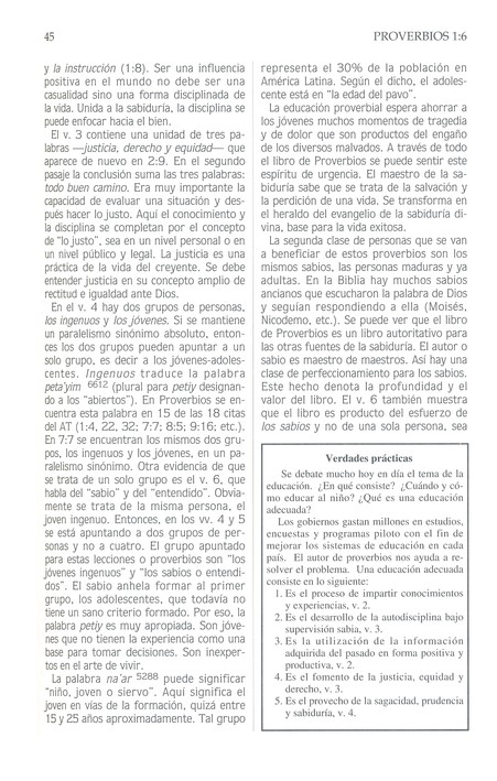 Comentario Bíblico Mundo Hispano- Tomo 9 - Proverbios, Eclesiastes y Cantares - Tapa Dura - Varios Autores - Imagen 7