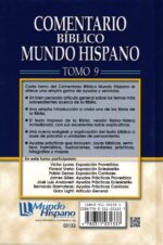Alternative view of Comentario Bíblico Mundo Hispano- Tomo 9 - Proverbios, Eclesiastes y Cantares - Tapa Dura - Varios Autores