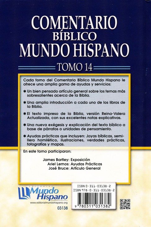 Comentario Bíblico Mundo Hispano Tomo 14 - Mateo - Tapa Dura - Varios Autores - Imagen 9