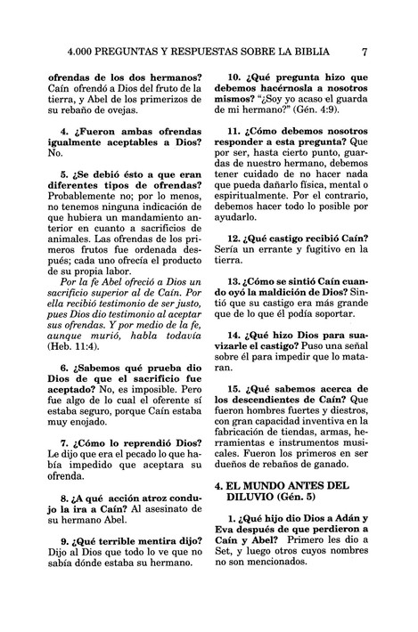 4000 Preguntas Y Respuestas Sobre La Biblia - Tapa Blanda - Dana Adams - Imagen 6
