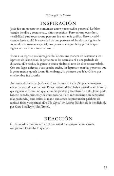Marcos - Estudios Bíblicos para Células - Tapa Blanda - Max Lucado - Imagen 7