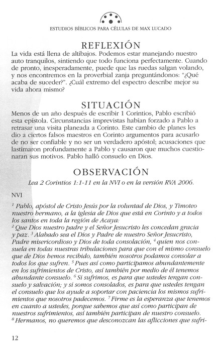 2 De Corintios: Estudios Bíblicos para Células - Tapa Blanda - Max Lucado - Imagen 4