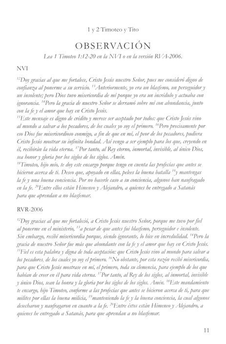 1 y 2 Timoteo y Tito: Estudios Bíblicos para Células - Tapa Blanda - Max Lucado - Imagen 4
