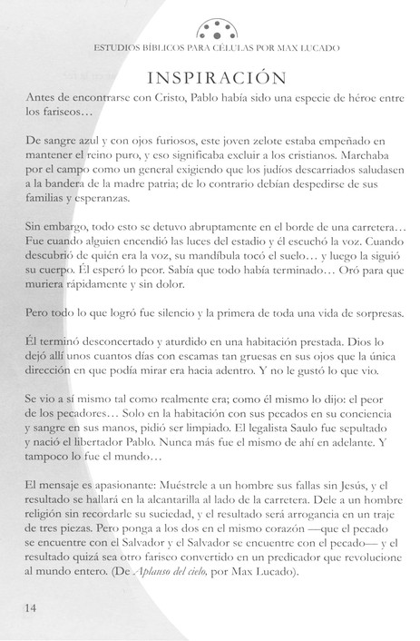 1 y 2 Timoteo y Tito: Estudios Bíblicos para Células - Tapa Blanda - Max Lucado - Imagen 6