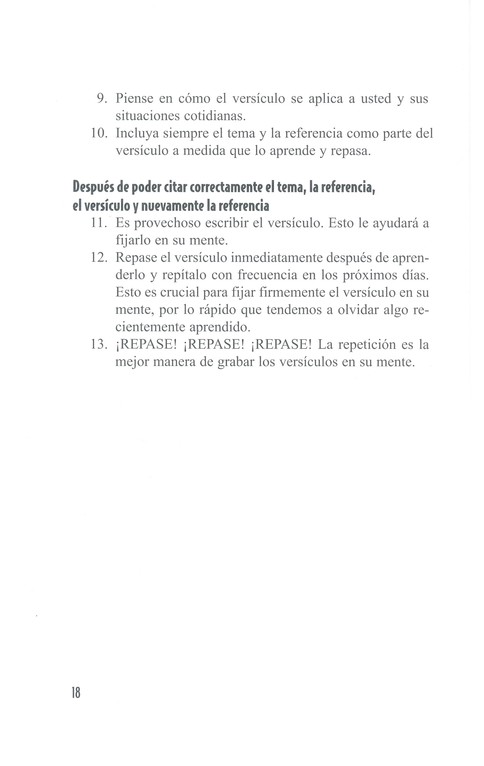 Sistema de Memorización de Versículos Bíblicos - Tapa Blanda - Los Navegantes - Imagen 7