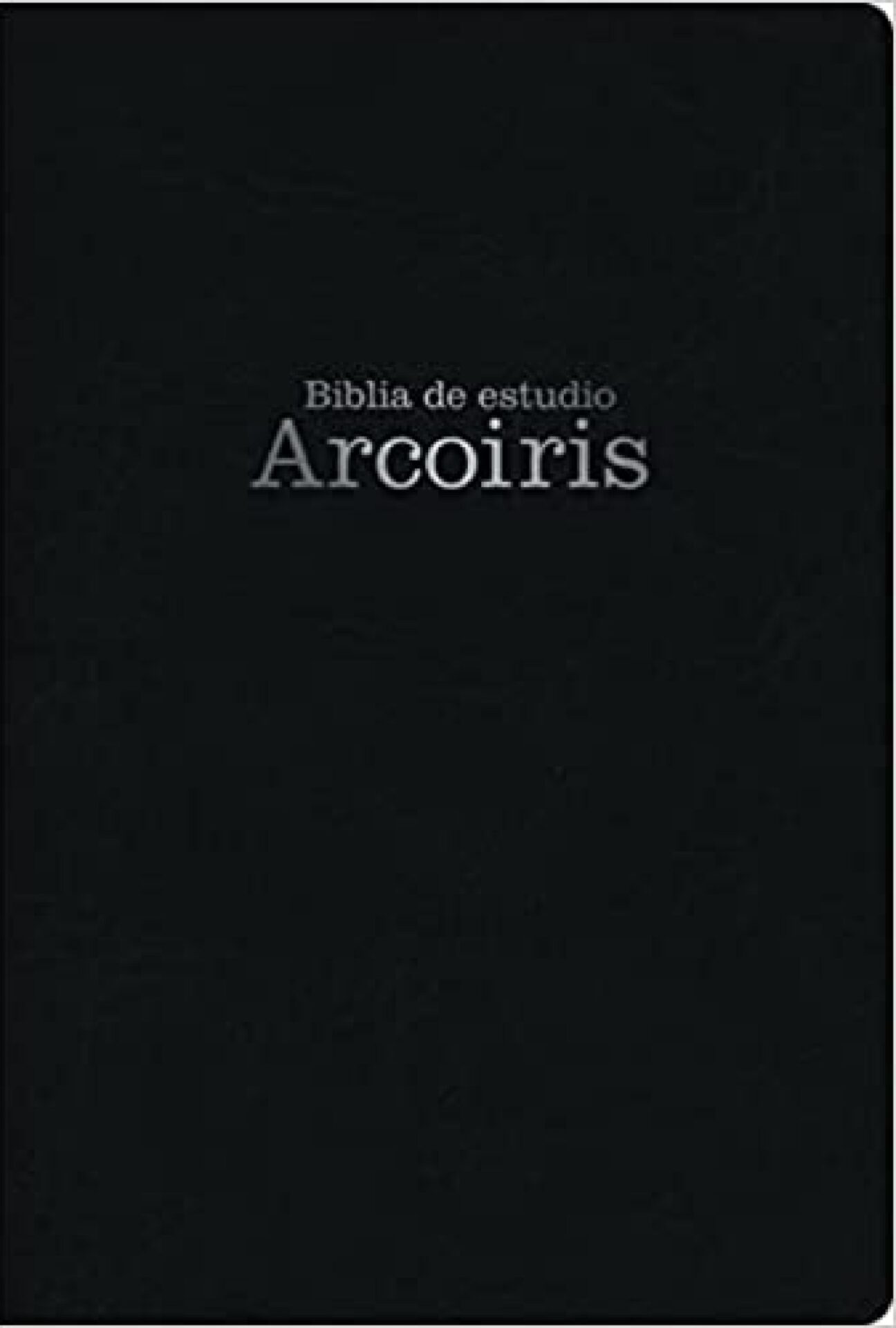 Biblia De Estudio Arco Iris RVR 1960 Piel Fabricada Negro