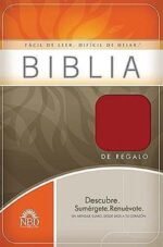 Biblia Premios Y Regalos Imitación Piel Rojo  NBD Nueva Biblia Al Día