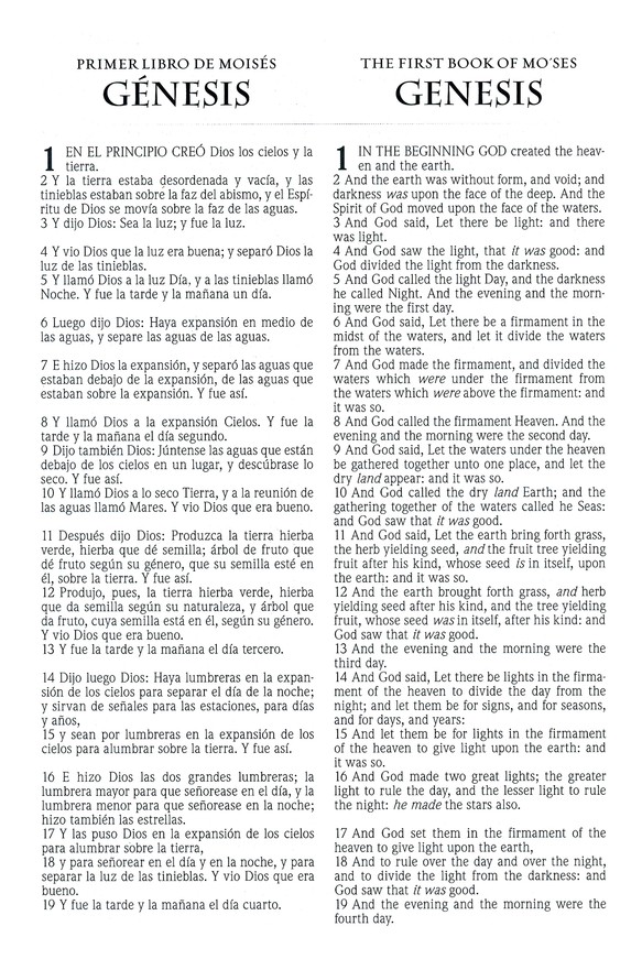 RVR 1960/KJV Biblia Bilingüe Letra Grande, Negro Tapa Dura - Imagen 5