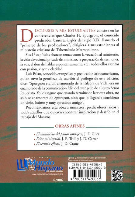 Discursos A Mis Estudiantes - Tapa Blanda - Charles Haddon Spurgeon - Imagen 10