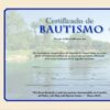 Certificados De Bautismo - Tapa Blanda - Mundo Hispano