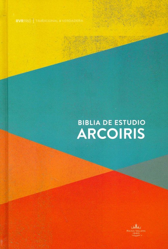 Biblia Reina Valera 1960 de Estudio Arcoiris Multicolor, Tapa Dura - Imagen 2