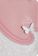 Biblia Quinceañera Rosa Blanco  Simil Piel Reina Valera 1960