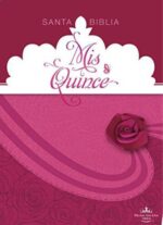 Biblia Quinceañera Coctel De Frambuesa Con Aplique Simil Piel Reina Valera 1960