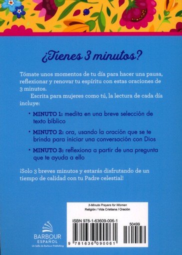 Oraciones De 3 Minutos Para Mujeres - Tapa Blanda - Varios Autores - Imagen 9