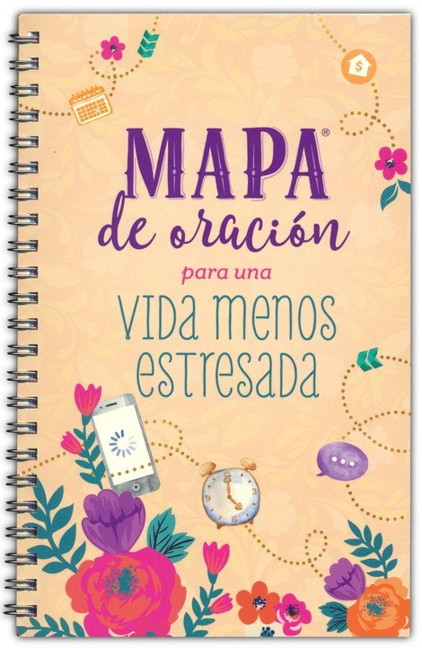 Mapa De Oración Para Una Vida Menos Estresada - Encuadernación en Espiral - Varios Autores - Imagen 2
