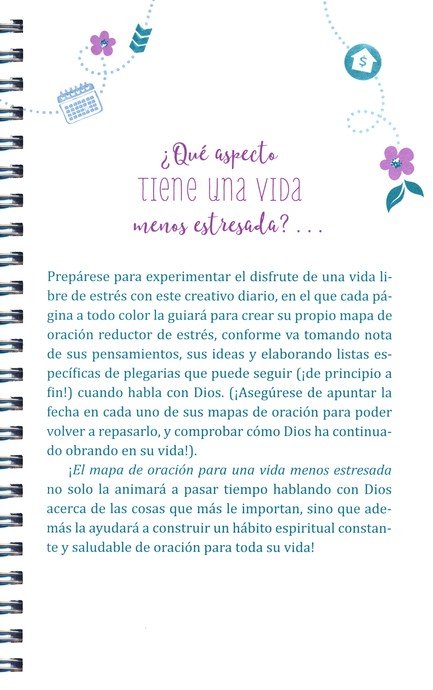 Mapa De Oración Para Una Vida Menos Estresada - Encuadernación en Espiral - Varios Autores - Imagen 3