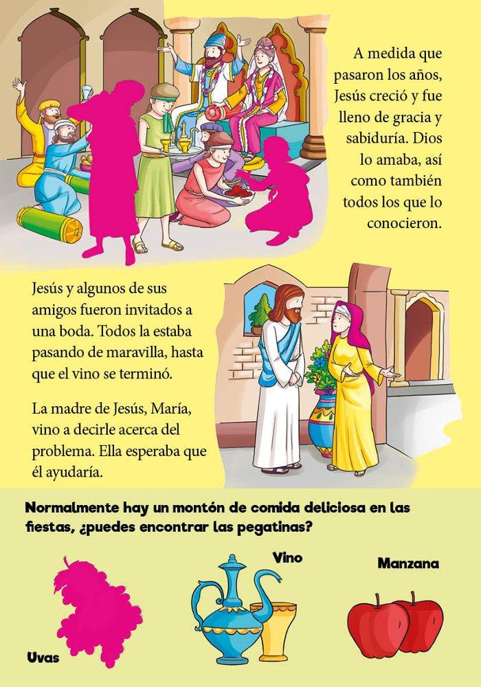 Los Milagros De Jesús: Libro de pegatinas - Tapa Blanda - Varios Autores - Imagen 3