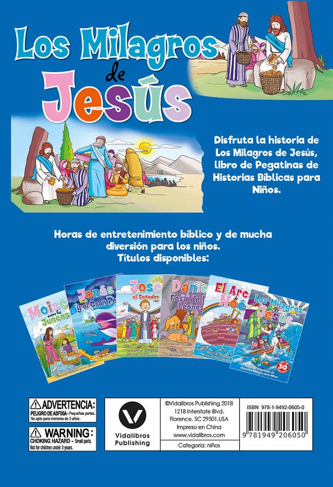 Los Milagros De Jesús: Libro de pegatinas - Tapa Blanda - Varios Autores - Imagen 5