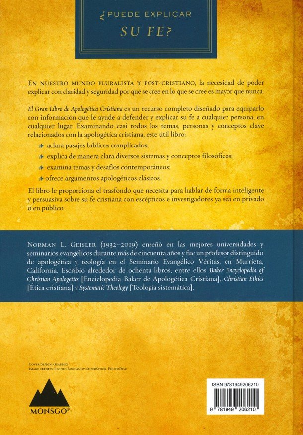 El Gran Libro De Apologética Cristiana - Tapa Dura - Norman L. Geisler - Imagen 9