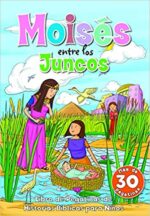 Alternative view of Moisés Entre Los Juncos: Libro de pegatinas  - Tapa Blanda - Varios Autores