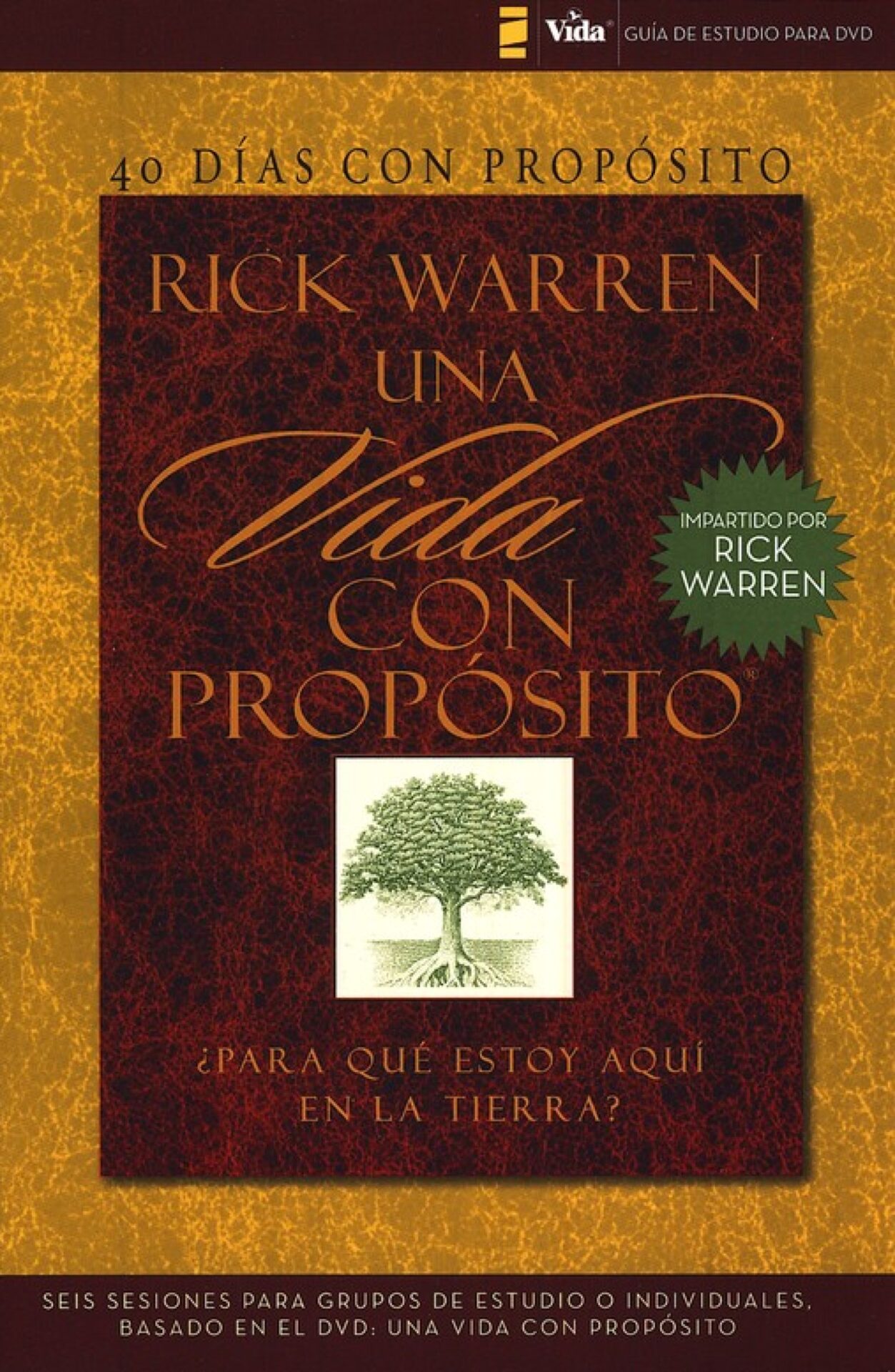 40 Días Con Propósito- Guía de Estudio del DVD - Tapa Blanda - Rick Warren