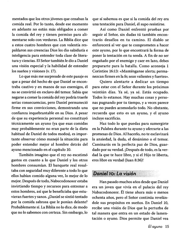 La Guía Optima para el Ayuno de Daniel - Tapa Blanda - Kristen Feola - Imagen 7