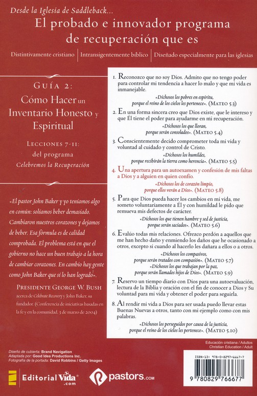Celebremos la Recuperación Guía 2 - Tapa Blanda - John Baker y Rick Warren - Imagen 6