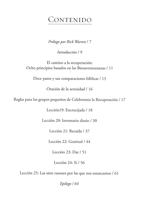 Celebremos la Recuperación Guía 4 - Tapa Blanda - John Baker y Rick Warren - Imagen 3