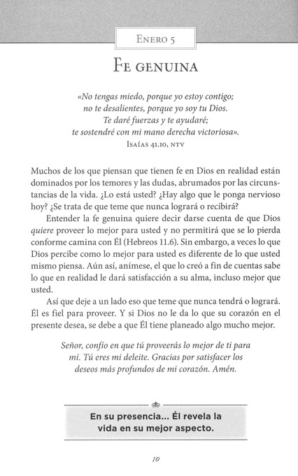 Cada Día En Su Presencia: 365 Devocionales - Tapa Dura - Charles F. Stanley - Imagen 7
