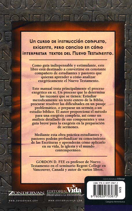 Exégesis del Nuevo Testamento - Tapa Blanda - Gordon D. Fee - Imagen 8