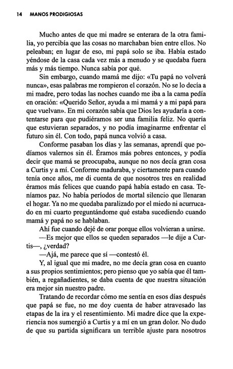 Manos Prodigiosas - Tapa Blanda - Ben Carson - Imagen 8