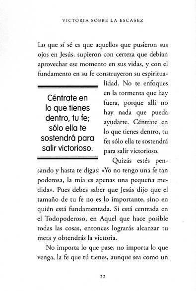 Victoria Sobre La Escasez - Tapa Blanda - Edwin Santiago - Imagen 7