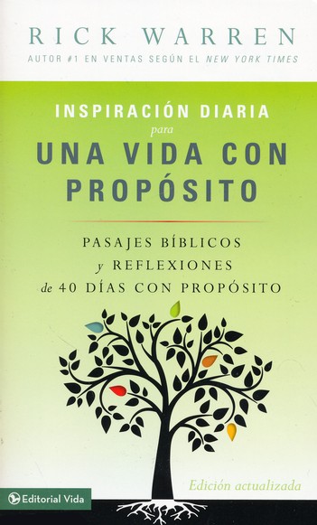 Inspiración Diaria para una Vida con Propósito - Edición Bolsillo - Tapa Blanda - Rick Warren - Imagen 2