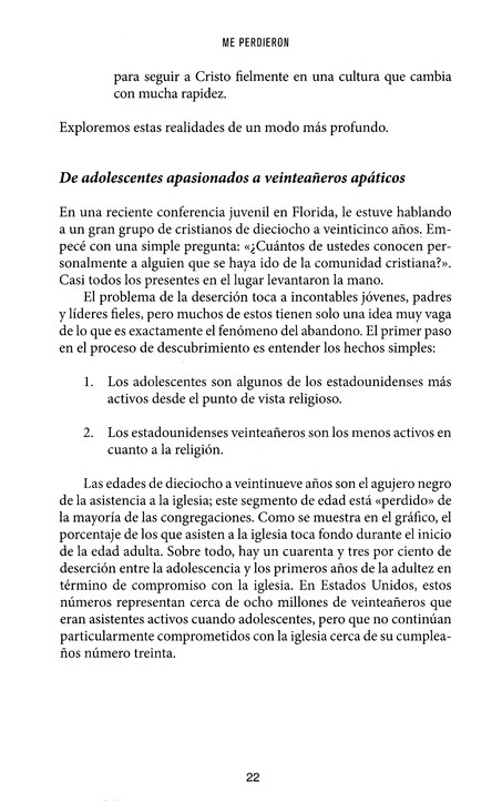 Me Perdieron - Especialidades Juveniles - Tapa Blanda - David Kinnaman - Imagen 7