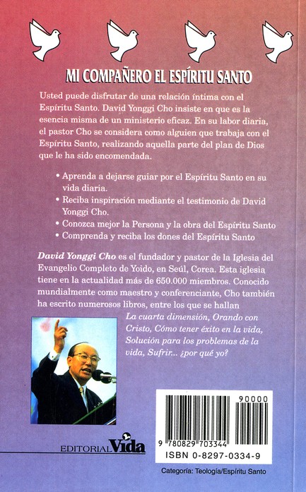 Mi Compañero el Espíritu Santo - Tapa Blanda - David Yonggi Cho - Imagen 8