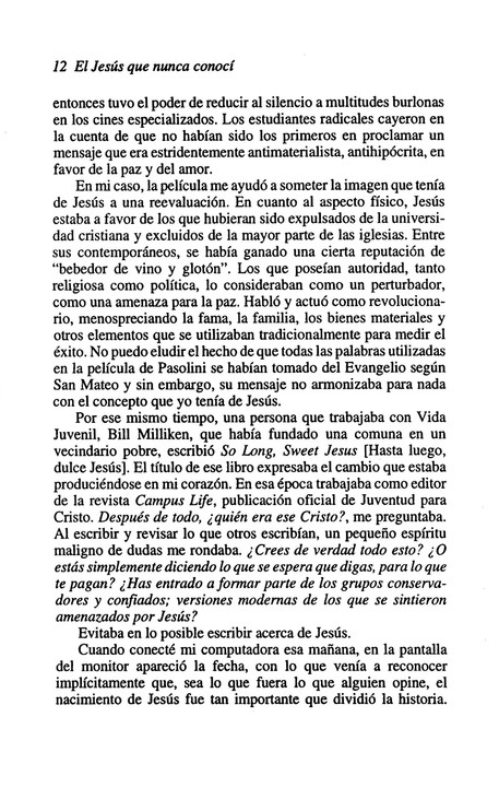 El Jesús Que Nunca Conocí - Tapa Blanda - Yancey Philip - Imagen 7