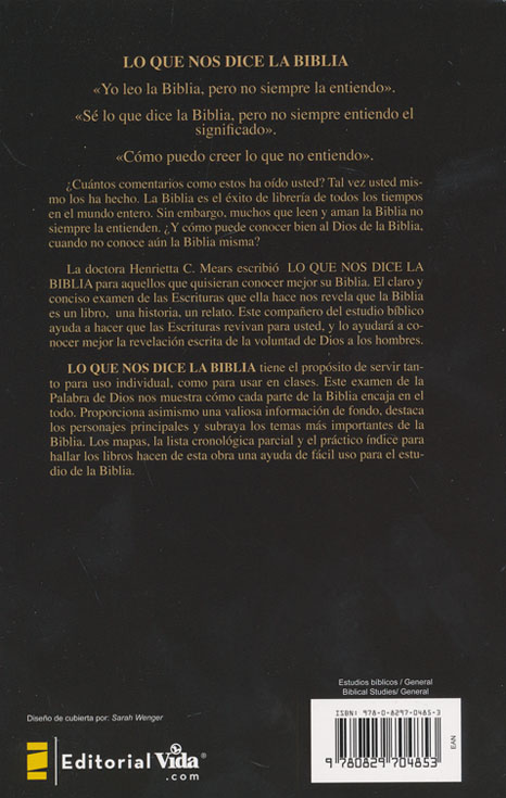 Lo Que Nos Dice La Biblia - Tapa Blanda - Henrietta C. Mears - Imagen 10