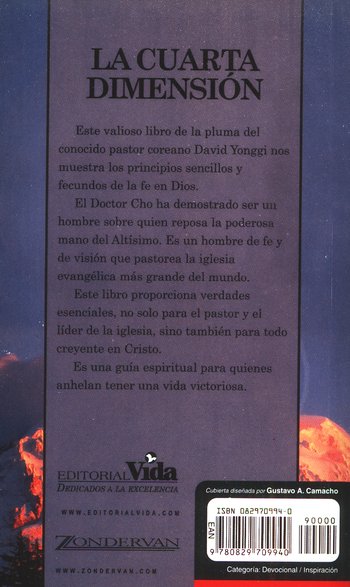 La Cuarta Dimensión - Tapa Blanda - David Yonggi Cho - Imagen 8