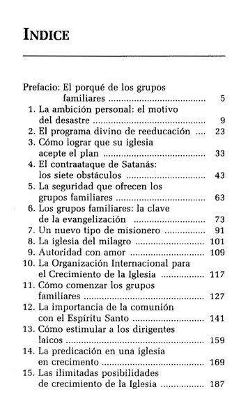 Grupos Familiares y el Crecimiento de la Iglesia -Tapa Blanda - David Yonggi Cho - Imagen 3