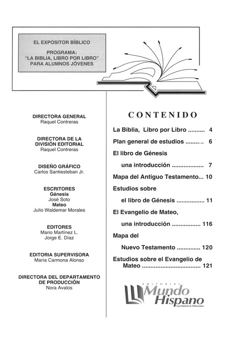 La Biblia Libro Por Libro: Alumnos - Jóvenes Libro 1- Tapa Blanda - Varios Autores - Imagen 3